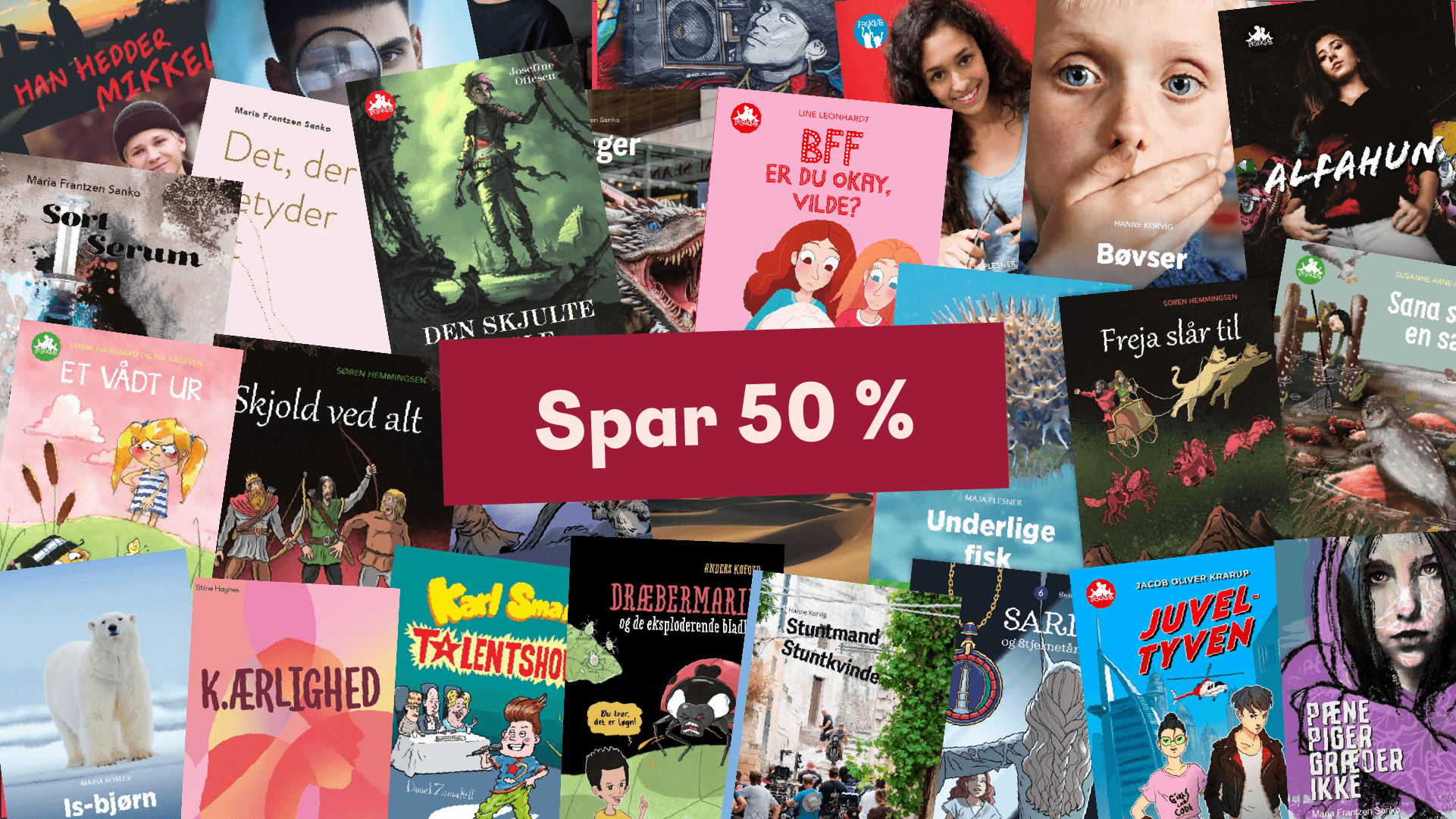 Bøger fri- og letlæsningsudsalg