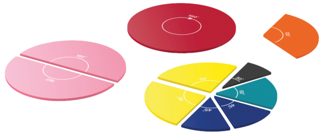 Vinkelsæt, 6 sæt af 36 dele